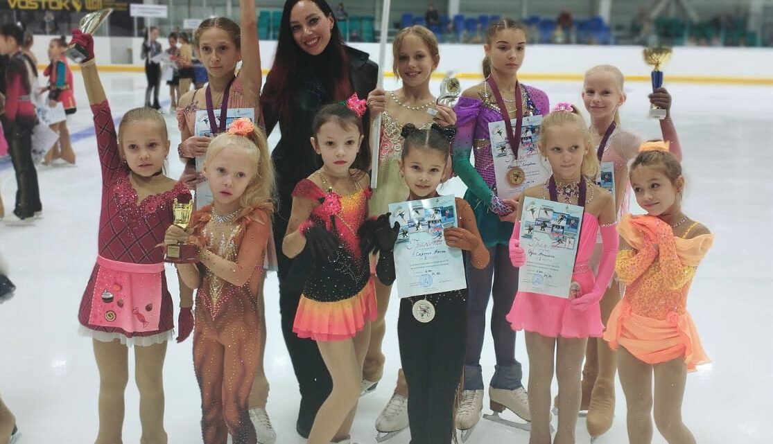 Фигуристы «Полюса» завоевали шесть медалей на первенстве Сахалинской области